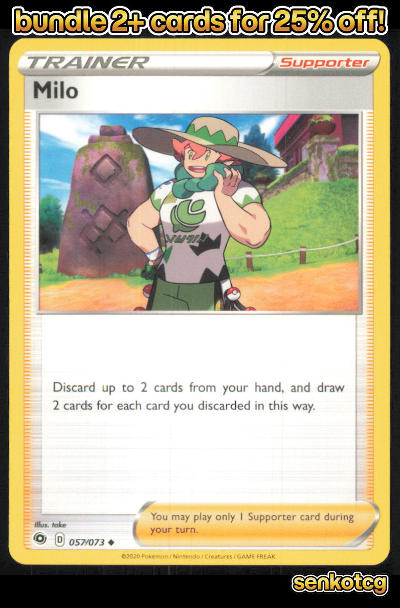 🎴 Milo 057/073 Uncommon Champion's Path NM