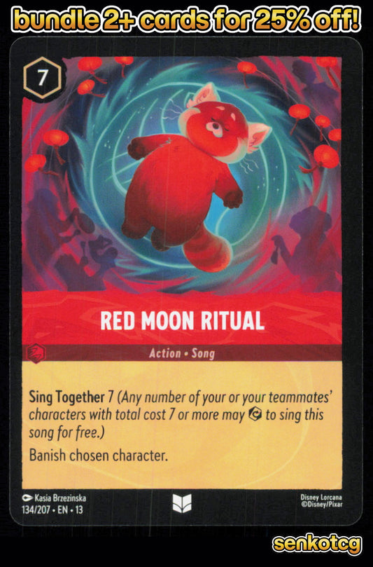 🎴 Red Moon Ritual 134/204 Uncommon Attack of the Vine! NM