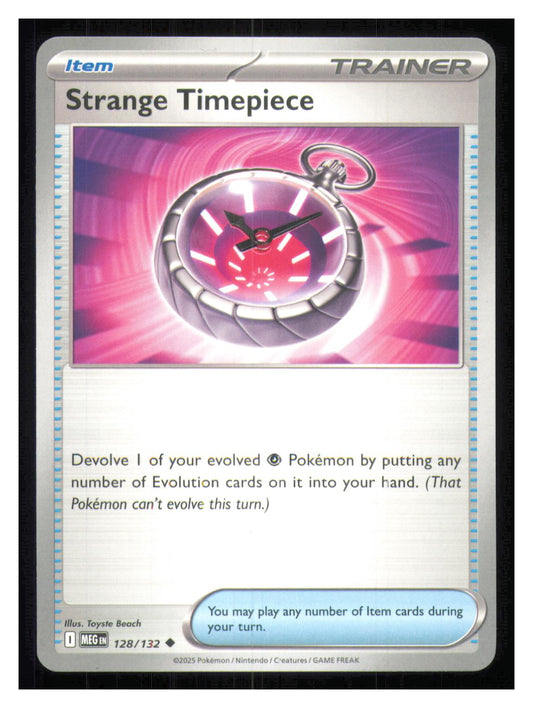 🎴 Strange Timepiece 128/132 Uncommon Mega Evolution NM