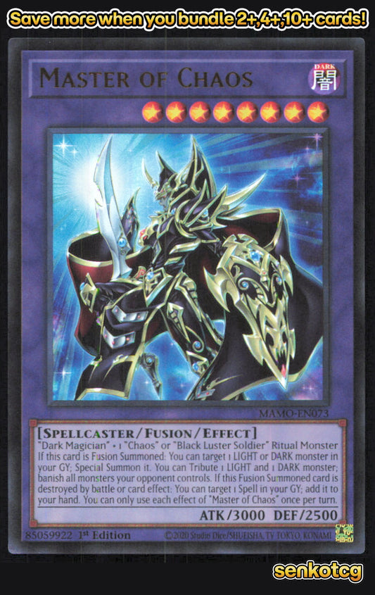 🎴 Master of Chaos MAMO-EN073 Ultra Rare