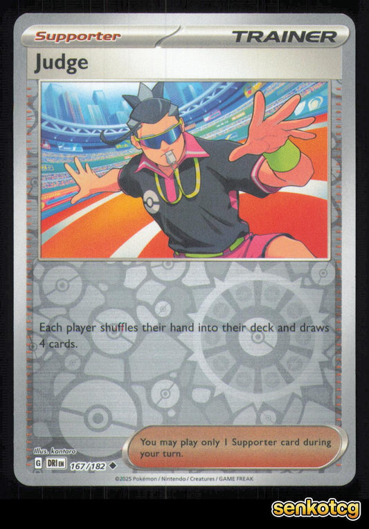 🎴 Judge 167/182 Reverse Holo Destined Rivals NM 🎨 kantaro