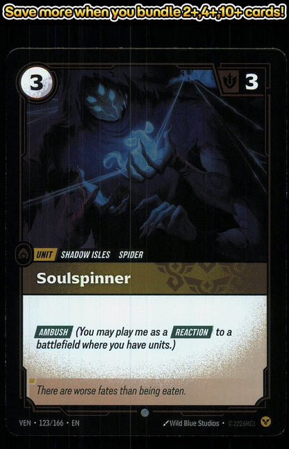 🎴 Soulspinner 123/166 Common Foil Vendetta NM 🎨 Studios