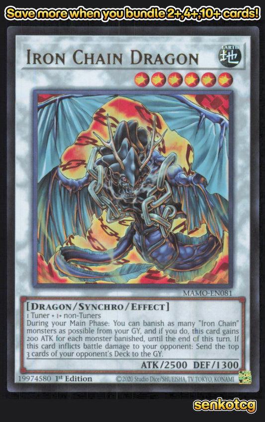 🎴 Iron Chain Dragon MAMO-EN081 Ultra Rare