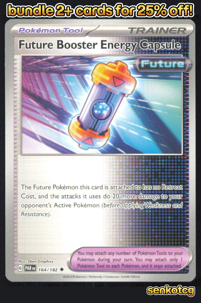 🎴 Future Booster Energy Capsule 164/182 Uncommon Paradox Rift NM