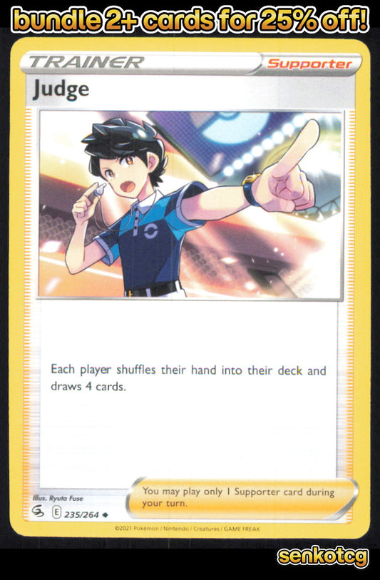 🎴 Judge 235/264 Uncommon Fusion Strike NM