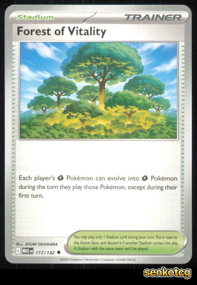 🎴 Forest of Vitality 117/132 Uncommon Mega Evolution NM
