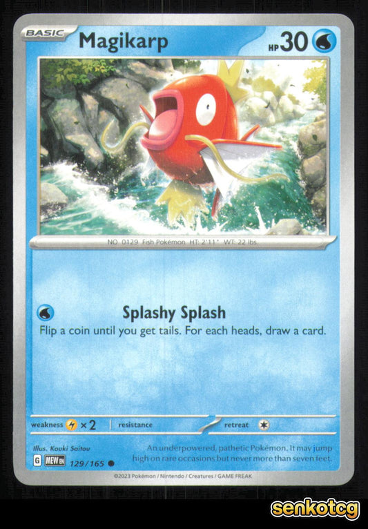 🎴 Magikarp 129/165 151 NM 🎨 Saitou