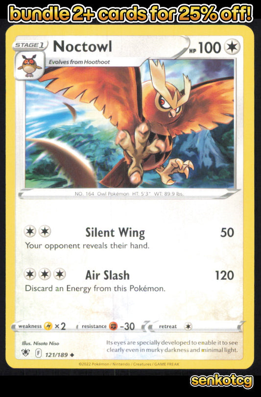 🎴 Noctowl 121/189 Uncommon Astral Radiance NM
