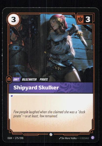 🎴 Shipyard Skulker 175/298 Common OGN Origins NM