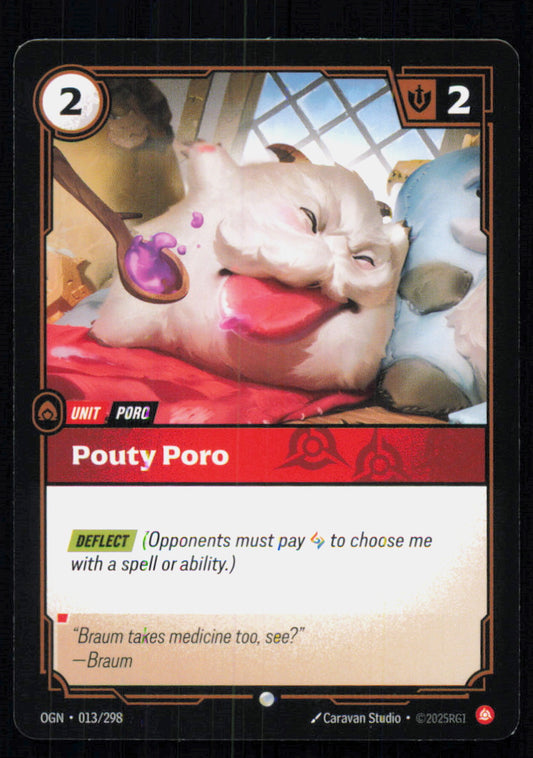 🎴 Pouty Poro 013/298 Common OGN Origins NM