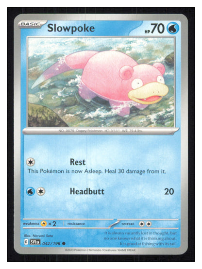🎴 Slowpoke 042/198 Common Scarlet & Violet NM