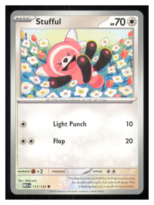 🎴 Stufful 111/132 Common Mega Evolution NM