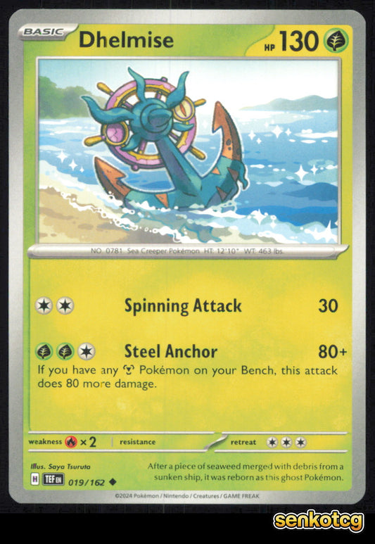 🎴 Dhelmise 019/162 Uncommon Temporal Forces NM
