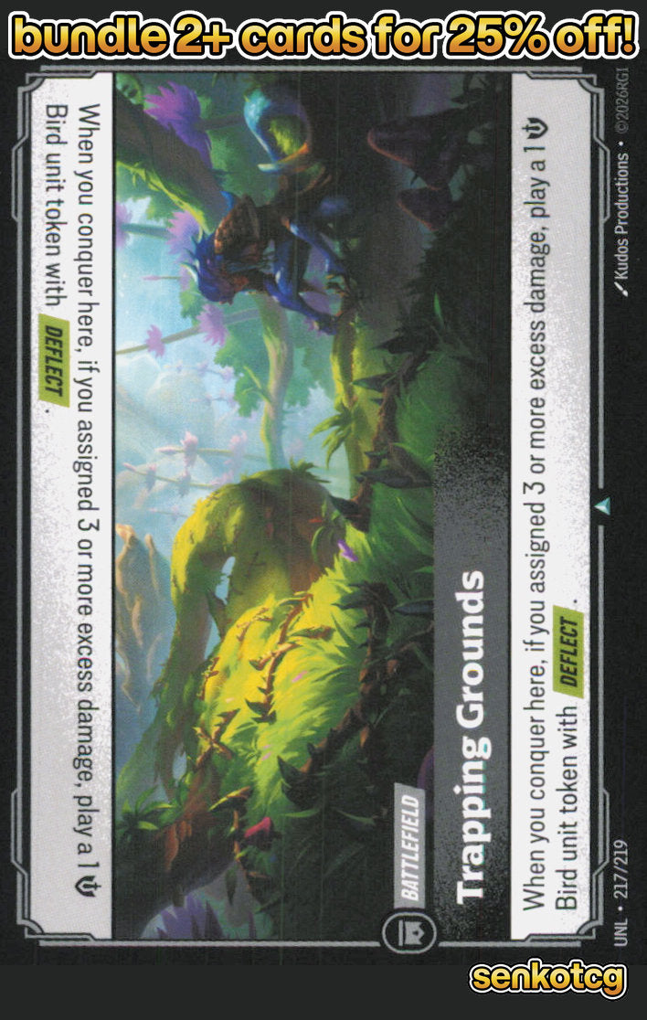 🎴 Trapping Grounds 217/219 Uncommon Unleashed NM