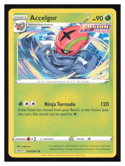 🎴 Accelgor 014/264 Rare Fusion Strike NM