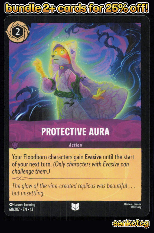 🎴 Protective Aura 68/204 Uncommon Attack of the Vine! NM