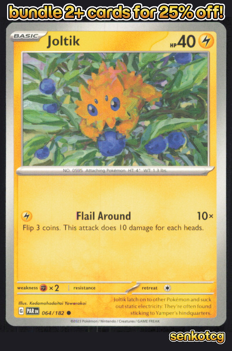 🎴 Joltik 064/182 Common Paradox Rift NM