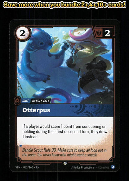 🎴 Otterpus 053/166 Common Vendetta NM 🎨 Productions