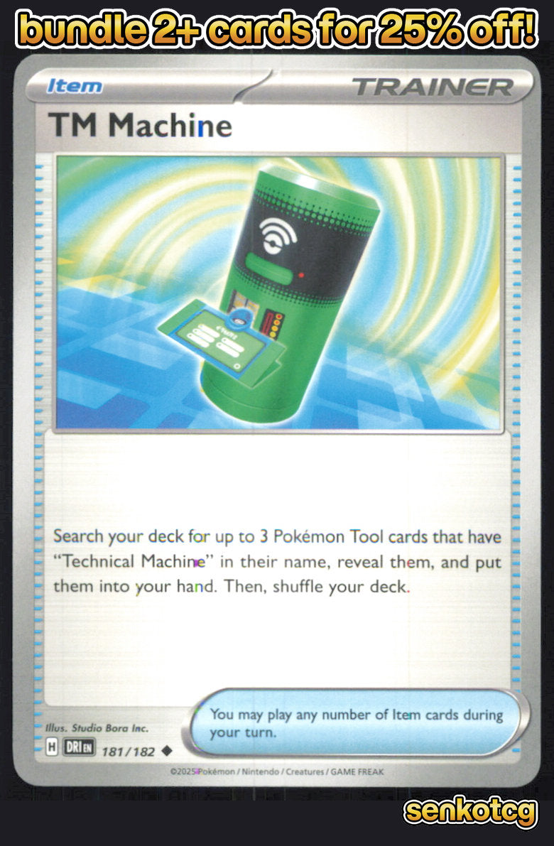 🎴 TM Machine 181/182 Uncommon Destined Rivals NM