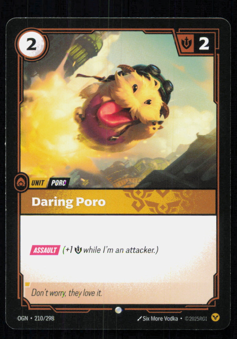 🎴 Daring Poro 210/298 Common OGN Origins NM