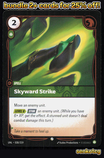 🎴 Skyward Strike 038/219 Common Unleashed NM