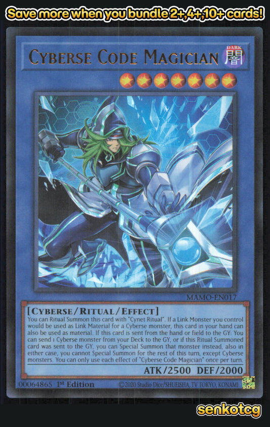 🎴 Cyberse Code Magician MAMO-EN017 Ultra Rare
