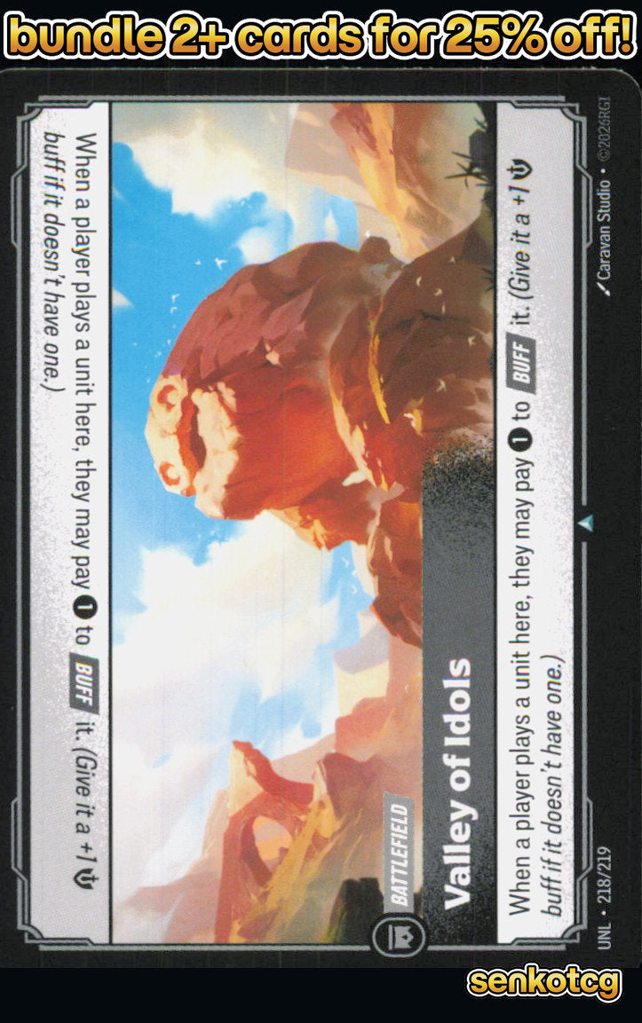 🎴 Valley of Idols 218/219 Uncommon Unleashed NM