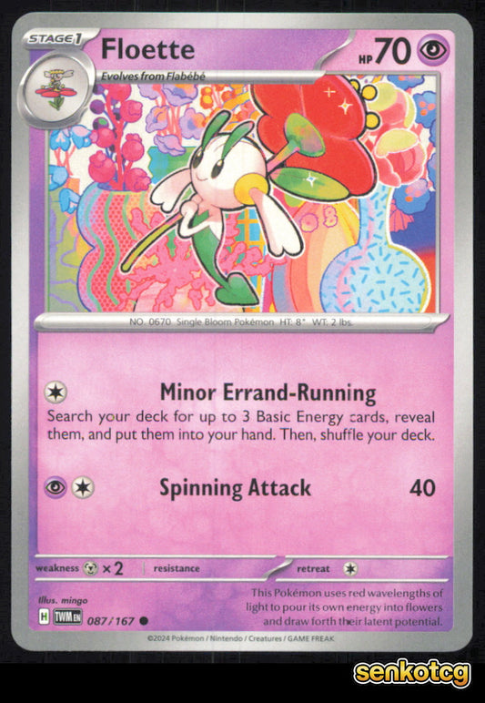 🎴 Floette 087/167 Common Twilight Masquerade NM