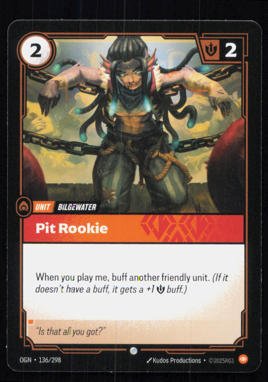 🎴 Pit Rookie 136/298 Common OGN Origins NM