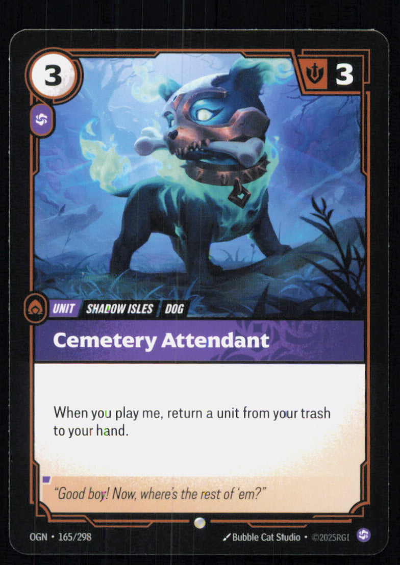 🎴 Cemetery Attendant 165/298 Common OGN Origins NM