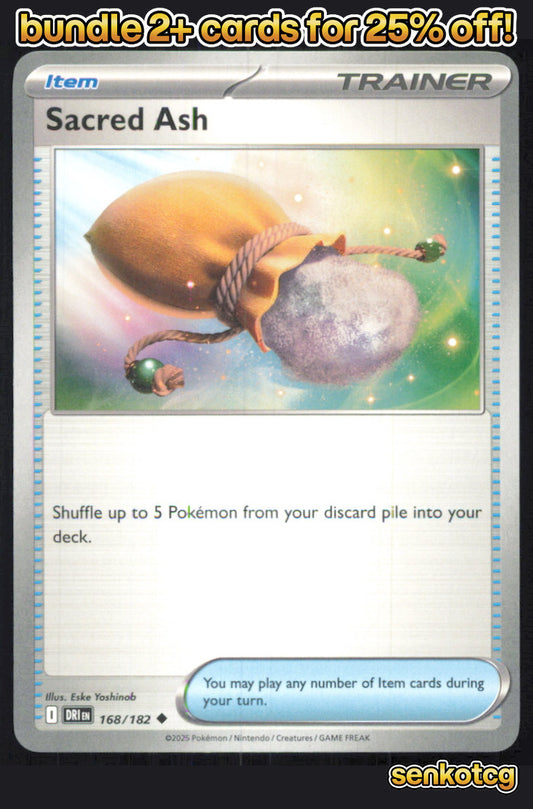 🎴 Sacred Ash 168/182 Uncommon Destined Rivals NM