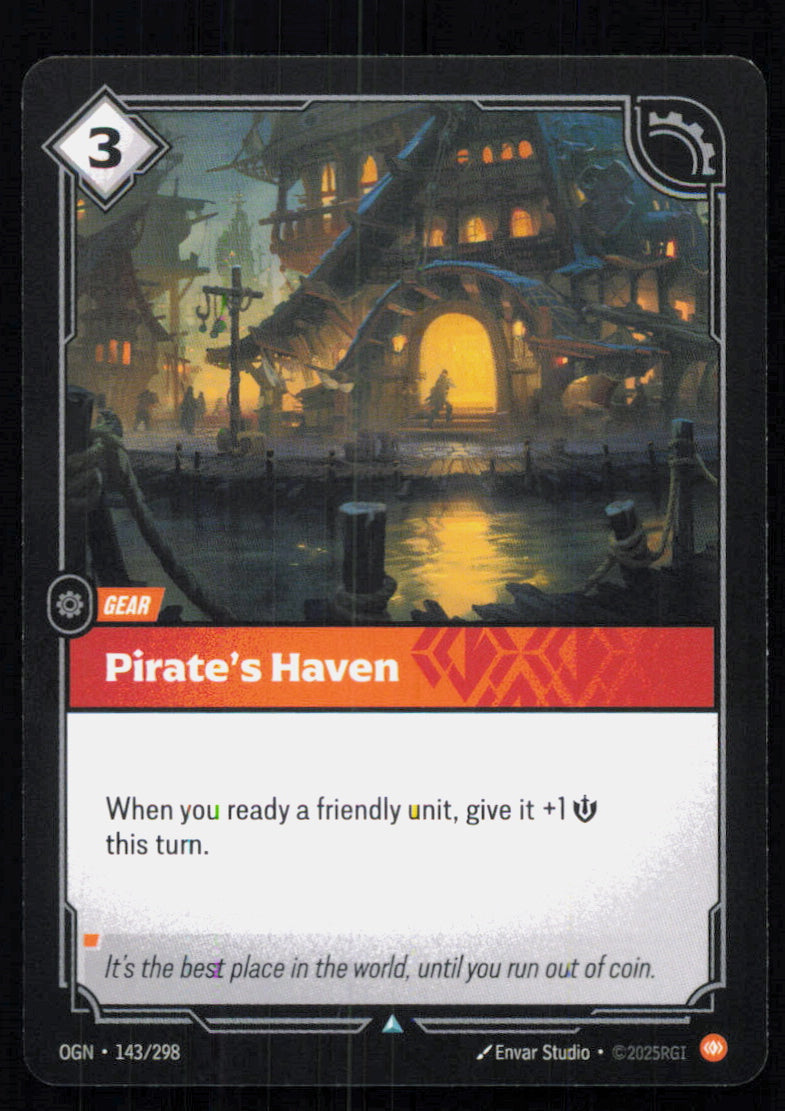 🎴 Pirate's Haven 143/298 Uncommon OGN Origins NM