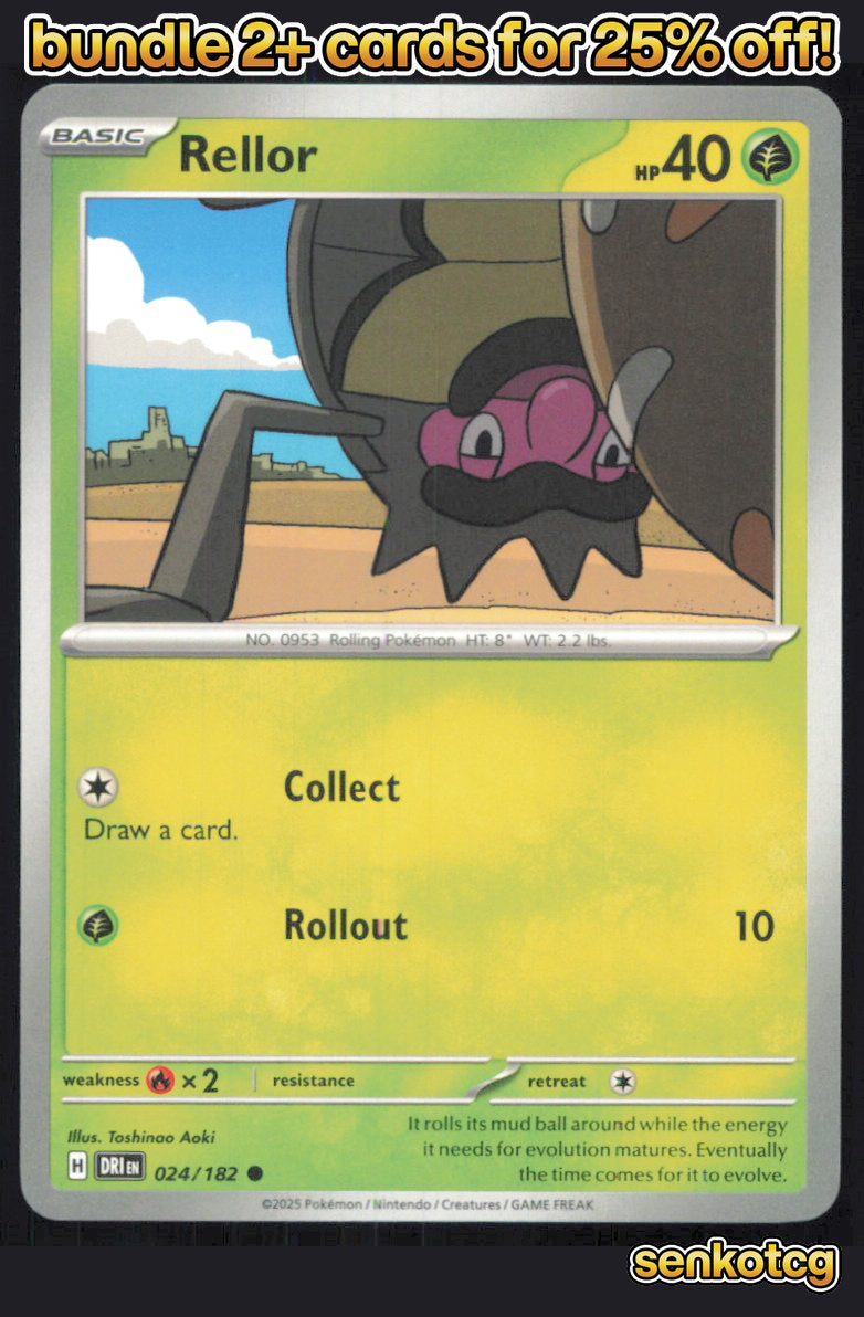 🎴 Rellor 024/182 Common Destined Rivals NM