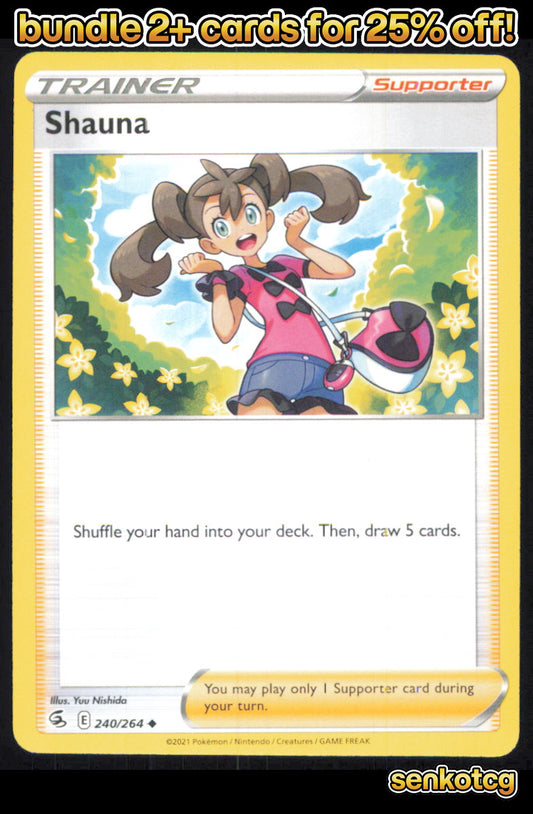 🎴 Shauna 240/264 Uncommon Fusion Strike NM
