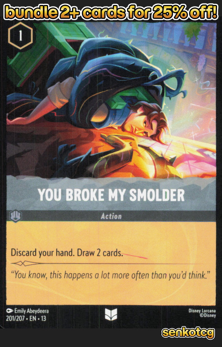 🎴 You Broke My Smolder 201/204 Uncommon Attack of the Vine! NM