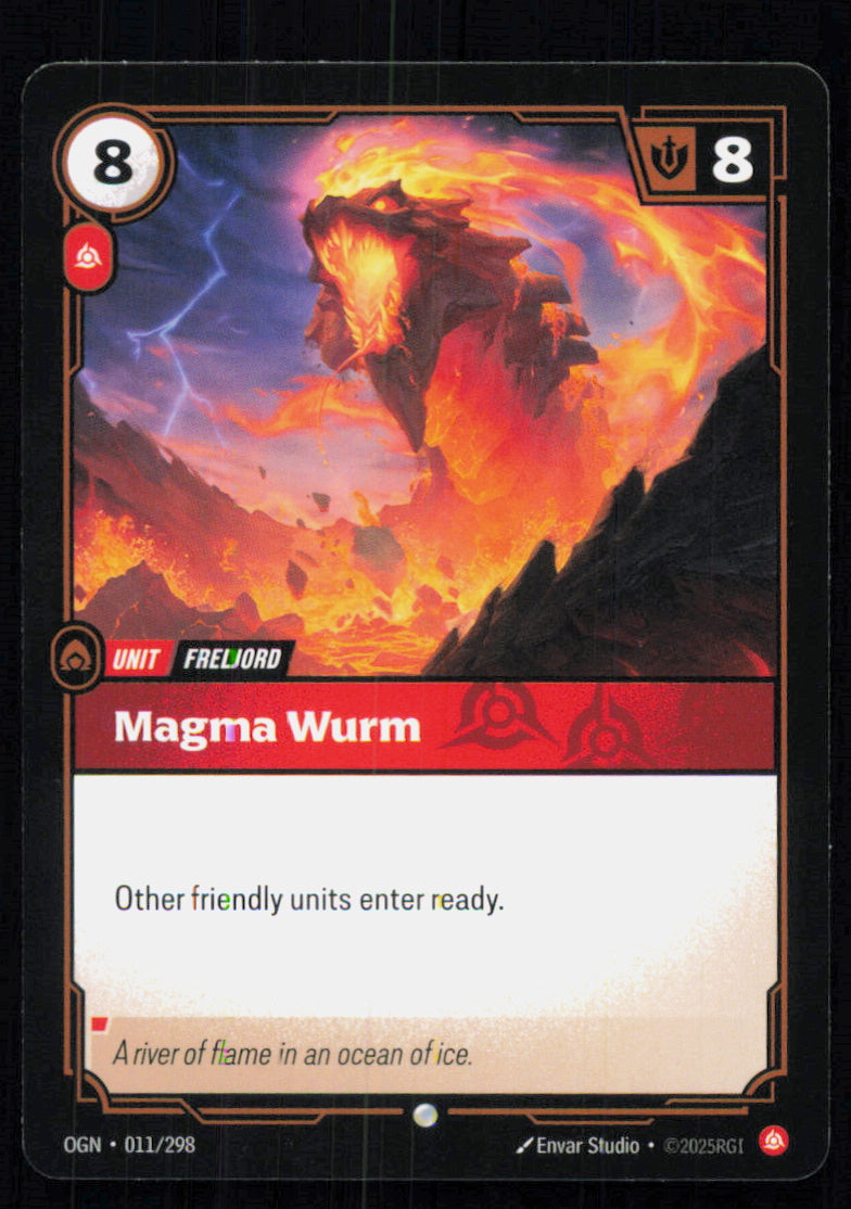 🎴 Magma Wurm 011/298 Common OGN Origins NM