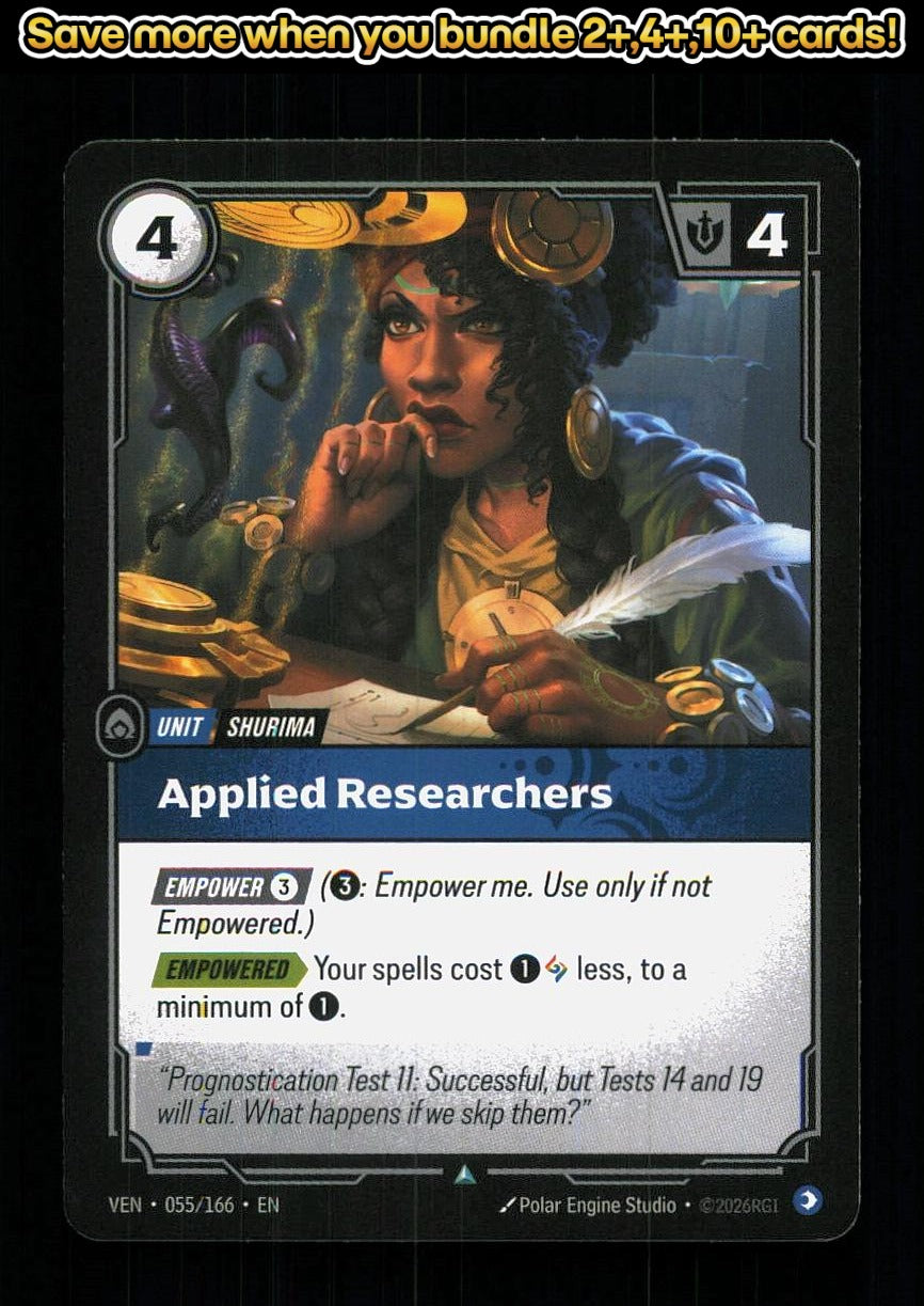 🎴 Applied Researchers 055/166 Uncommon Vendetta NM 🎨 Studio