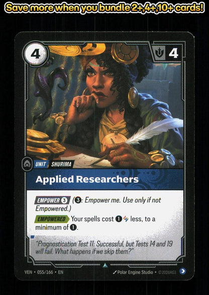 🎴 Applied Researchers 055/166 Uncommon Vendetta NM 🎨 Studio