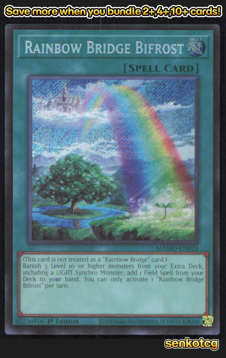 🎴 Rainbow Bridge Bifrost (Secret Rare) MAMO-EN023 Secret Rare