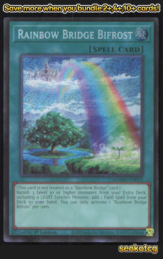 🎴 Rainbow Bridge Bifrost (Secret Rare) MAMO-EN023 Secret Rare