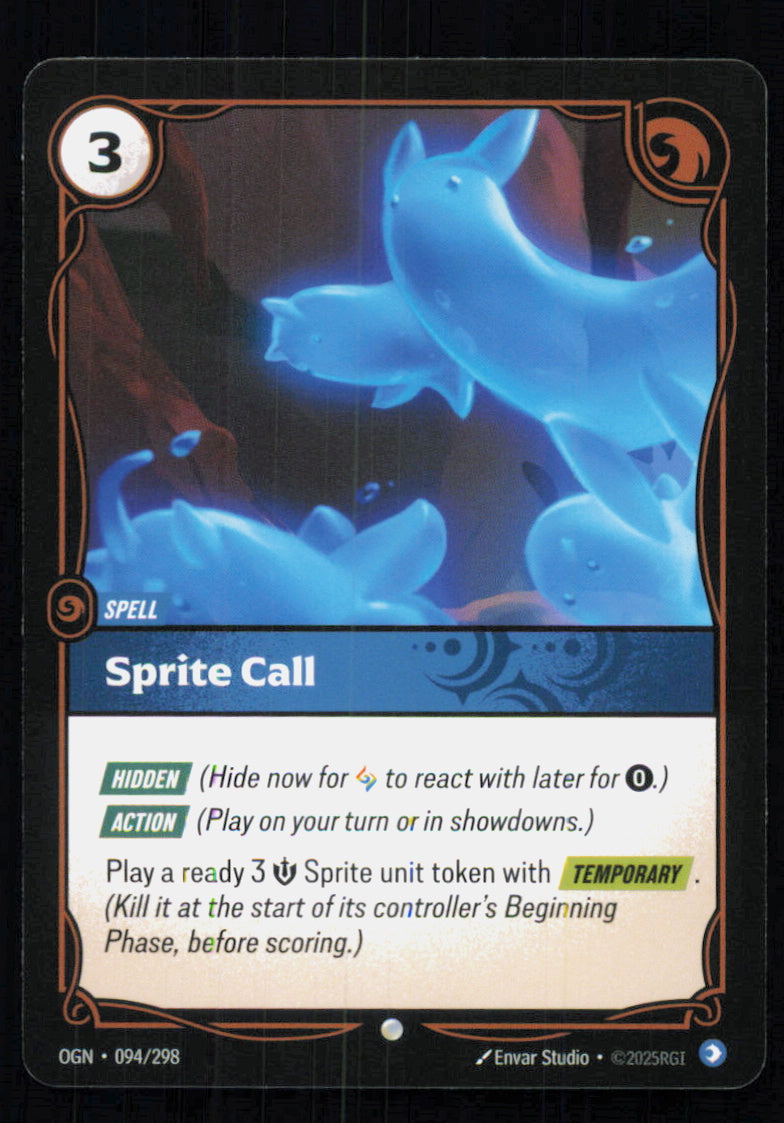 🎴 Sprite Call 094/298 Common OGN Origins NM