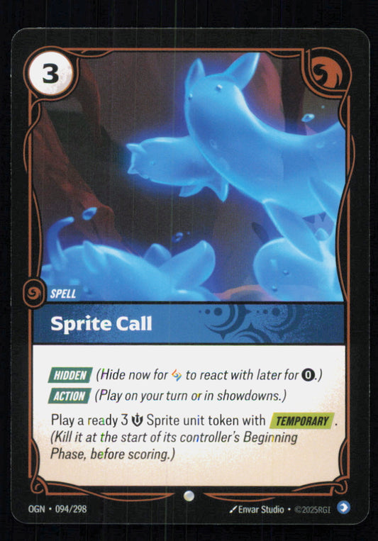 🎴 Sprite Call 094/298 Common OGN Origins NM
