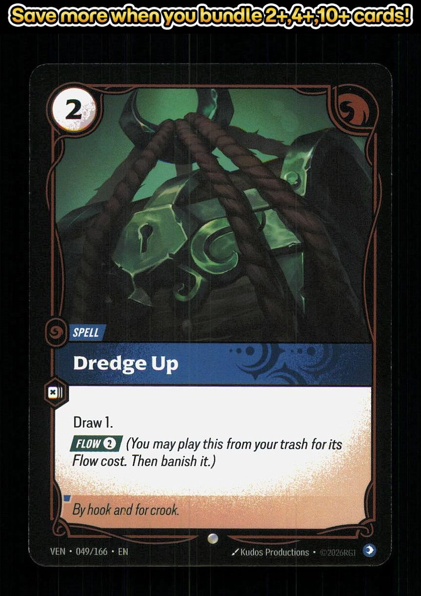 🎴 Dredge Up 049/166 Common Vendetta NM 🎨 Productions