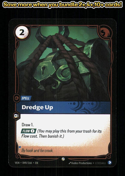 🎴 Dredge Up 049/166 Common Vendetta NM 🎨 Productions