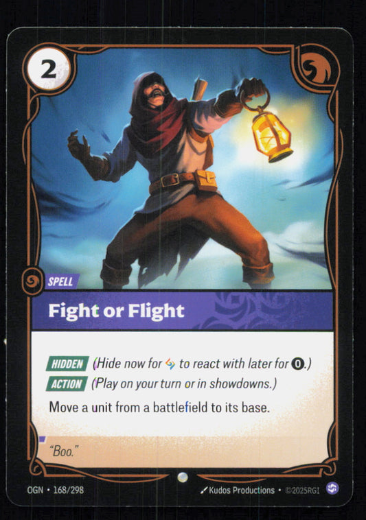 🎴 Fight or Flight 168/298 Common OGN Origins NM