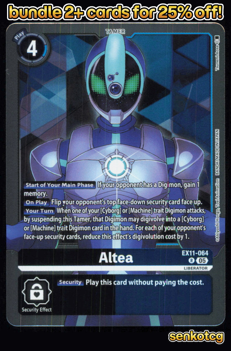🎴 Altea EX11-064 R Rare Foil Dawn of Liberator NM