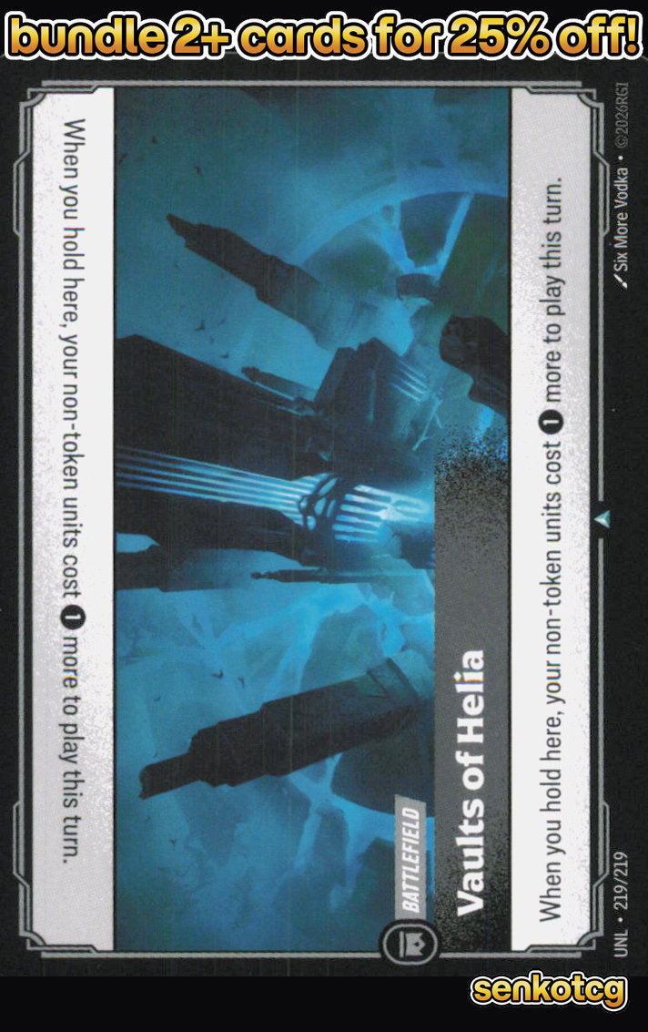 🎴 Vaults of Helia 219/219 Uncommon Unleashed NM