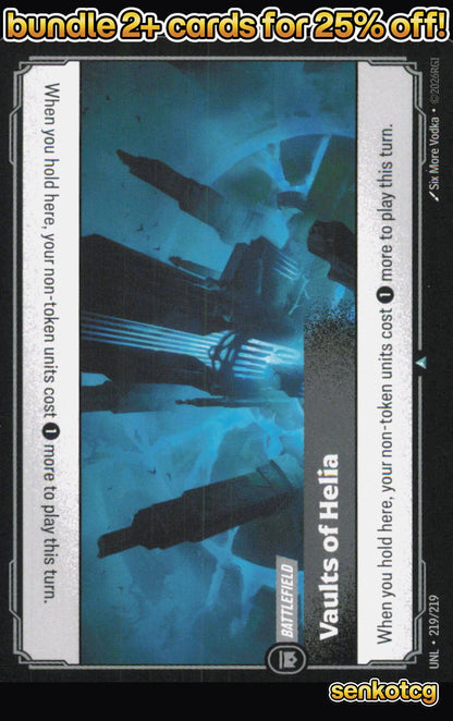 🎴 Vaults of Helia 219/219 Uncommon Unleashed NM