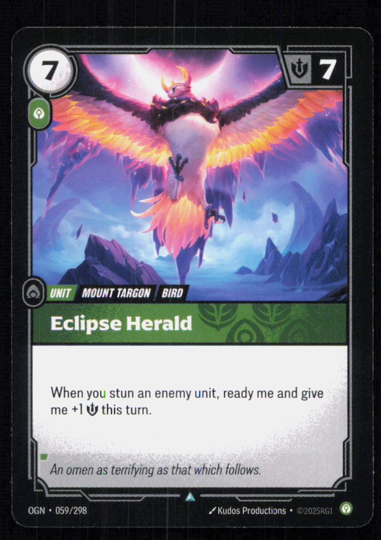 🎴 Eclipse Herald 059/298 Uncommon OGN Origins NM