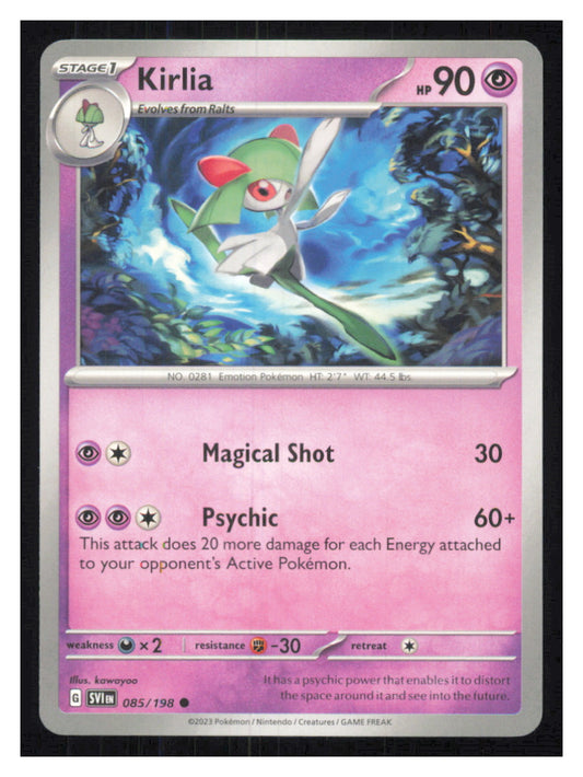 🎴 Kirlia 085/198 Common Scarlet & Violet NM